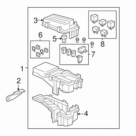 38232SDAA11 Multi Block Relay Box Stable Performance High Efficiency Impact Q