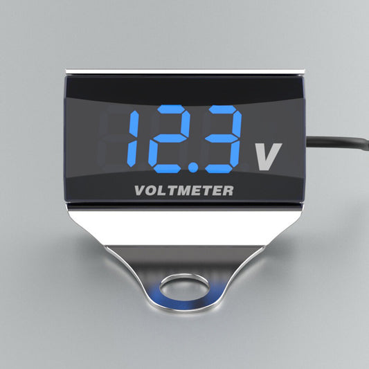 Motorcycle 10-150V Digital Voltmeter Display Waterproof Voltage G9V6 Q