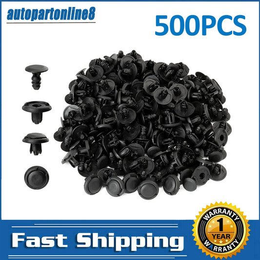 500PCS for Honda Accord for Civic for Acura MDX TSX TL Bumper Rivet Fender Clip Retainer Q
