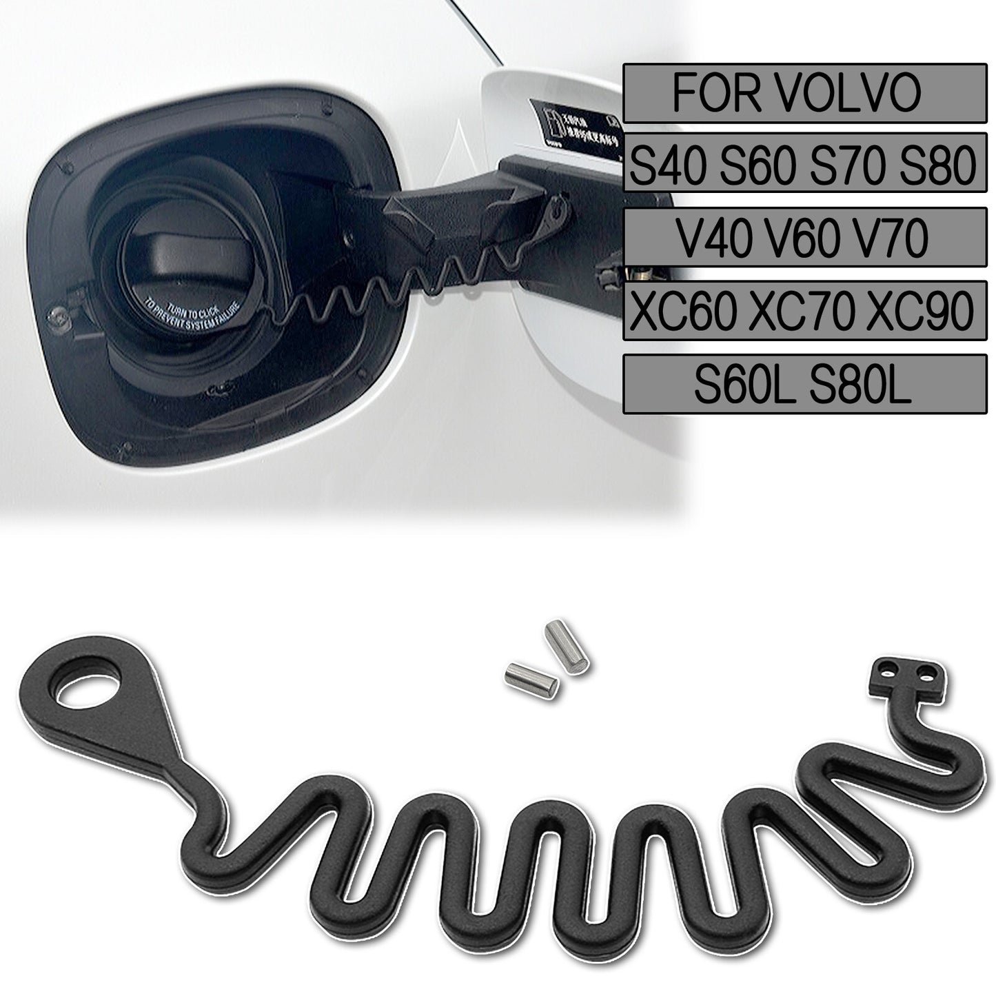 Fuel Gas Cap Lid Tether Wire For S80 S60 S40 S60L XC60 XC90 V40 V70 C70 XC70 850 Q