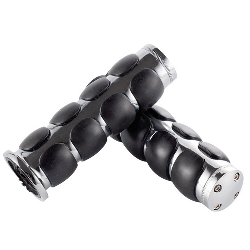 Chrome 1 Handlebar Hand Grips for Kawasaki Vulcan 1700 VN 1700 Voyager Vaquero Q
