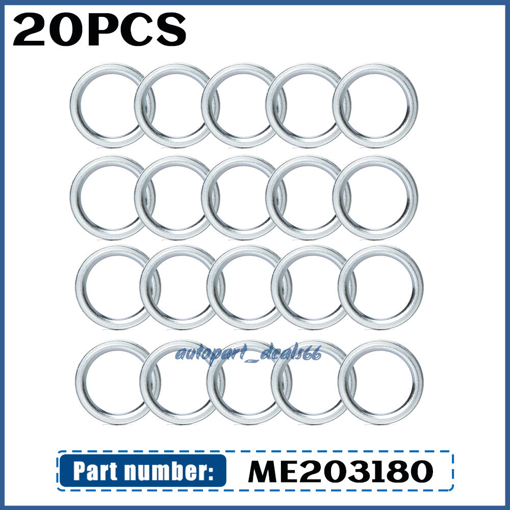 20PCS Crushable Oil Drain Plug Gaskets for Mitsubishi for Kia MD050317 21513-21000 Q