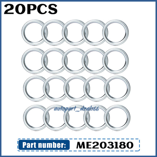 20PCS Crushable Oil Drain Plug Gaskets for Mitsubishi for Kia MD050317 21513-21000 Q