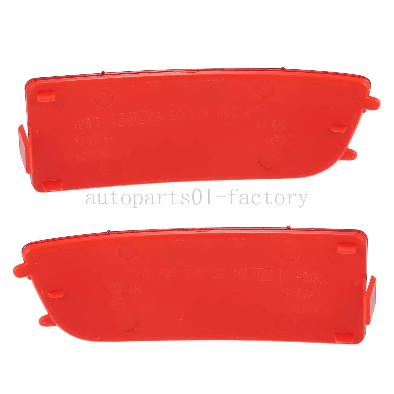 1Pair Rear Left Right Red Lens Bumper Reflector for Mercedes Benz Sprinter for VW