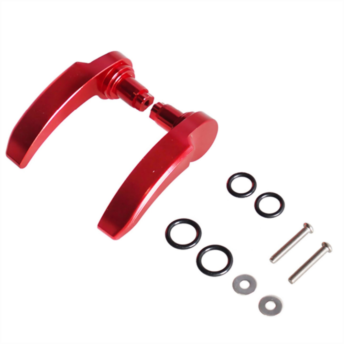2Saddlebag Latch Lever Lid Lifter Red For Electra Glide Ultra Classic FLHTCU