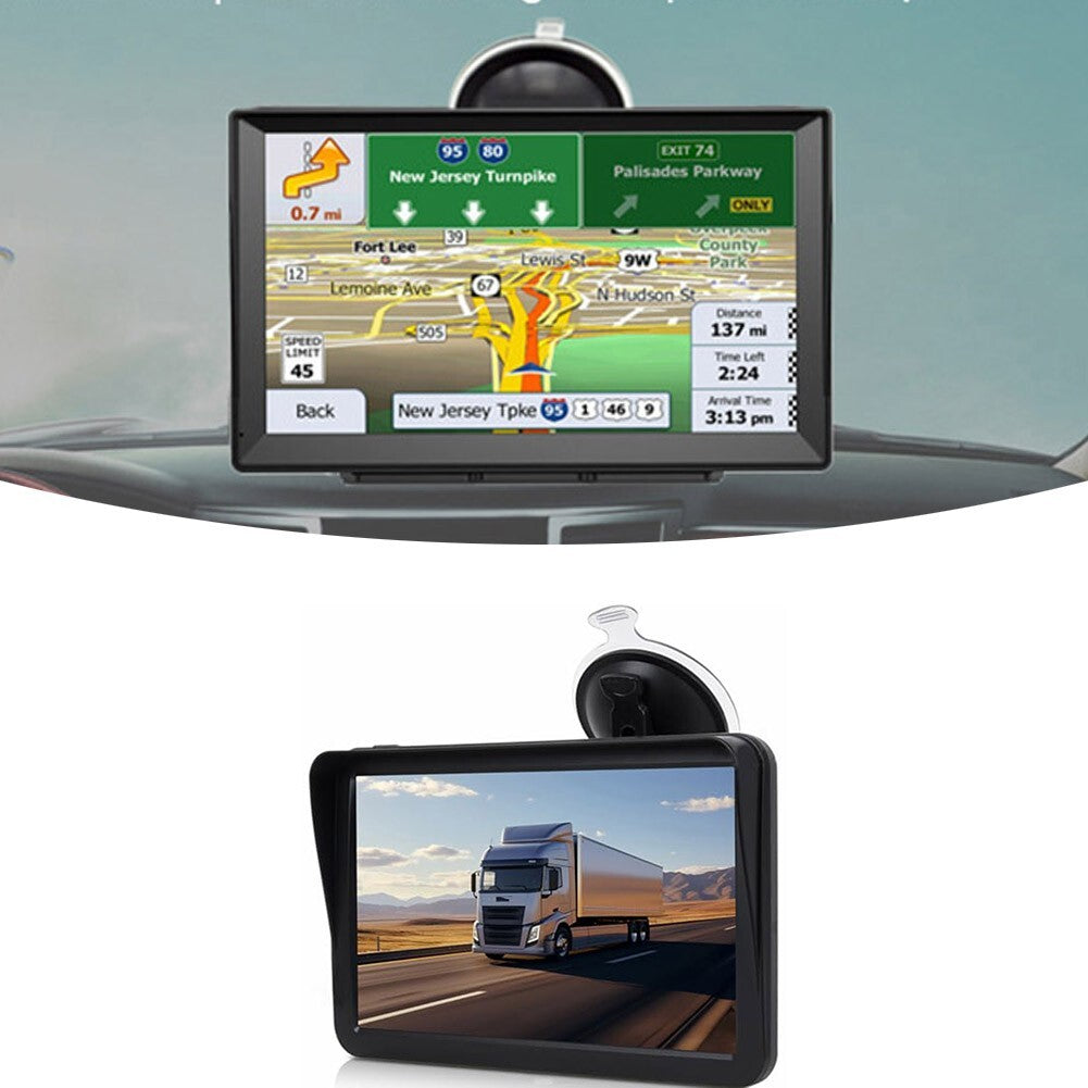 GPS for Navigator Car 9 Inch Truck GPS Commercial Drivers 2024 For US Canada Mexico
