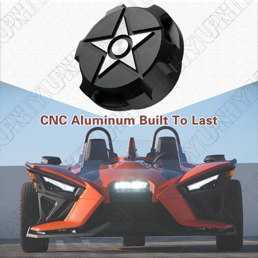 Aluminum Black Gas Cap for Polaris Slingshot SL LE R S SLR Grand Touring 2015-24 Q