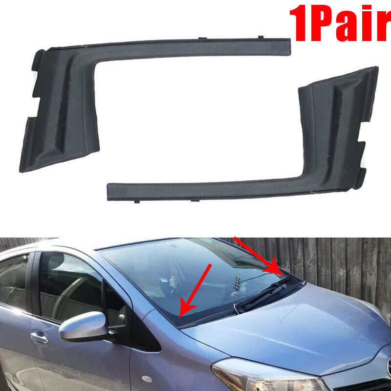 Black front LH+RH mudguards and side mudguards 53867-52090, suitable for 2012-2014 for Toyota Aris.
