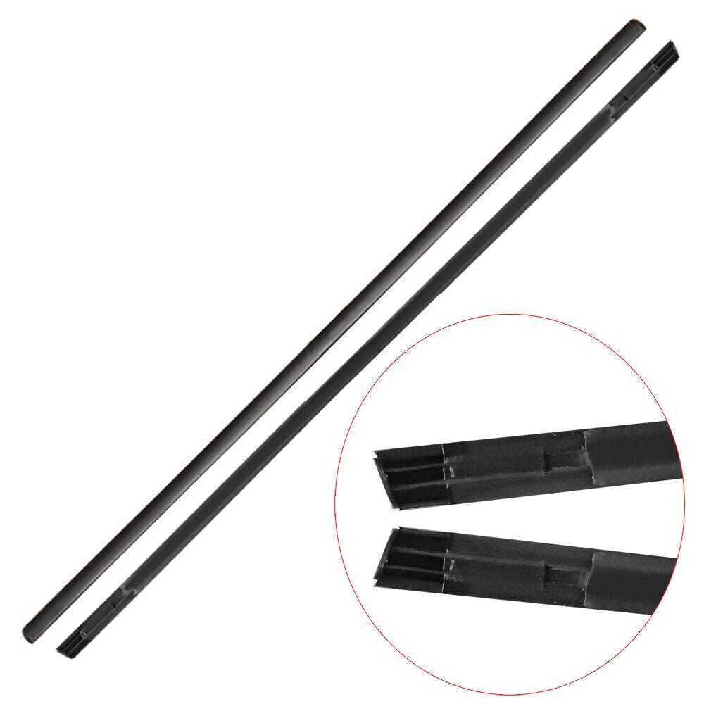 Pair Black Rubber Car Roof Trim Molding Kit For 2003 2004 2005-08 for Toyota for Corolla