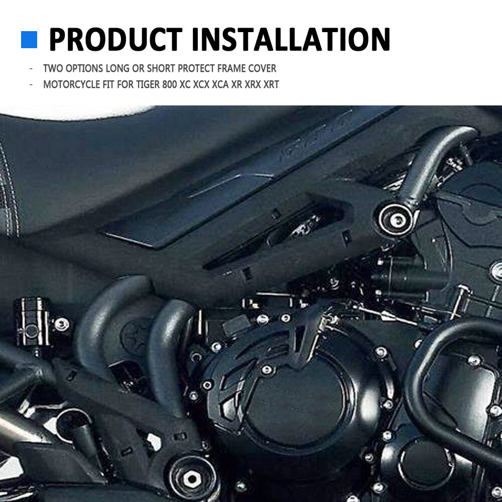 For Tiger800 XC XCX XCA XR XRX/T Frame Cover Guard Bumper Side Protection Guard