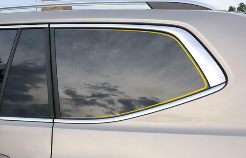 Molding Strip Trim for Volkswagen Atlas Chrome Steel 2018-2020 2021 Windows Sill