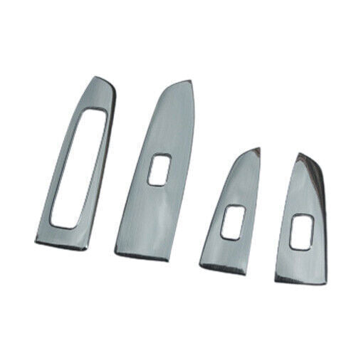 Glass Window Lifting Lock Panel Trim Fit for Kia K3 Forte 19-22 Black Titanium