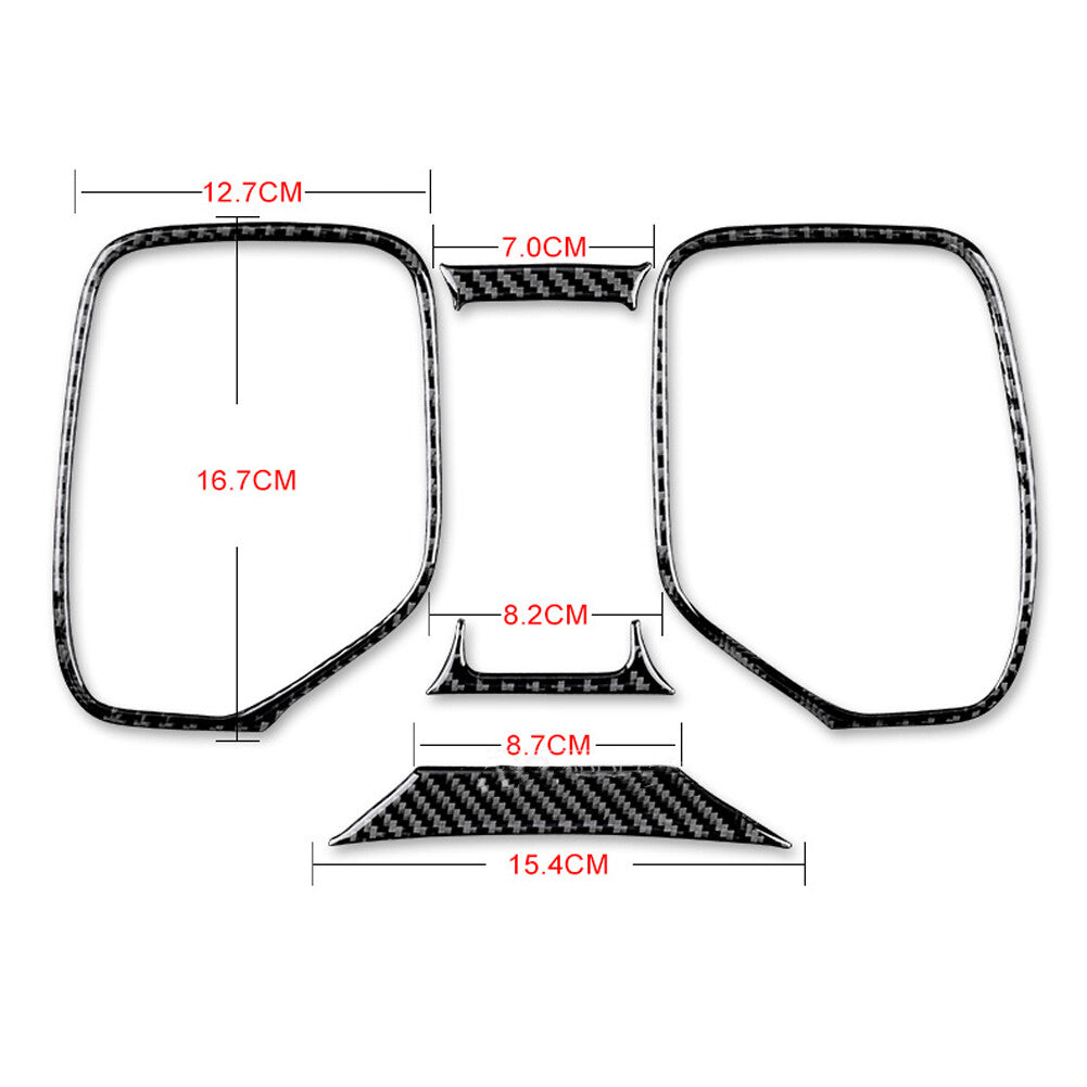 Suitable for Corolla 2020-2023 black titanium rear armrest cup holder frame- v