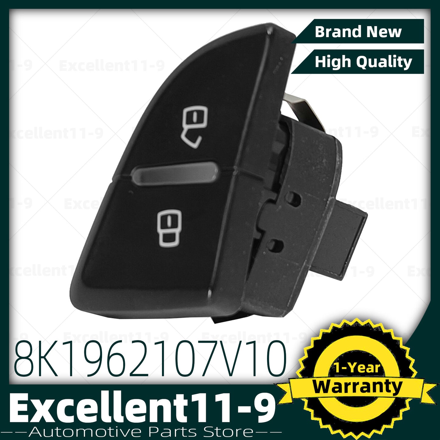 Front left center door lock switch for Audi S4 A4 Quattro 8K1962107V10- n