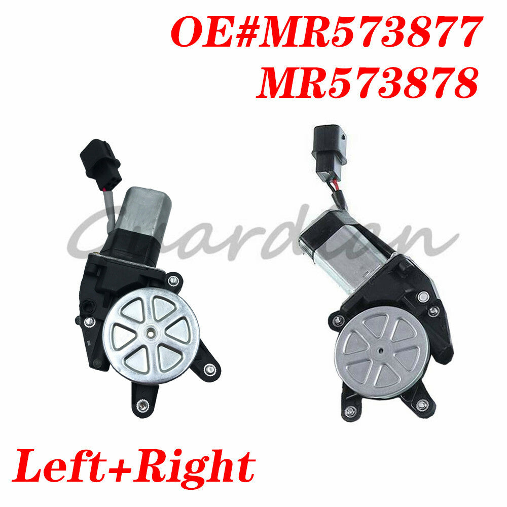 2PCS Front Right+Left Window Regulator Motor for Mitsubishi Outlander 03-06 04