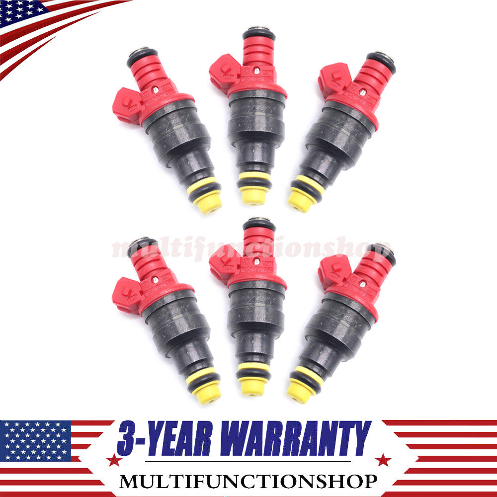 6PCS Fuel Injectors Fits for Ford Explorer 1995 1996 XL Sport 4.0L 0280150931