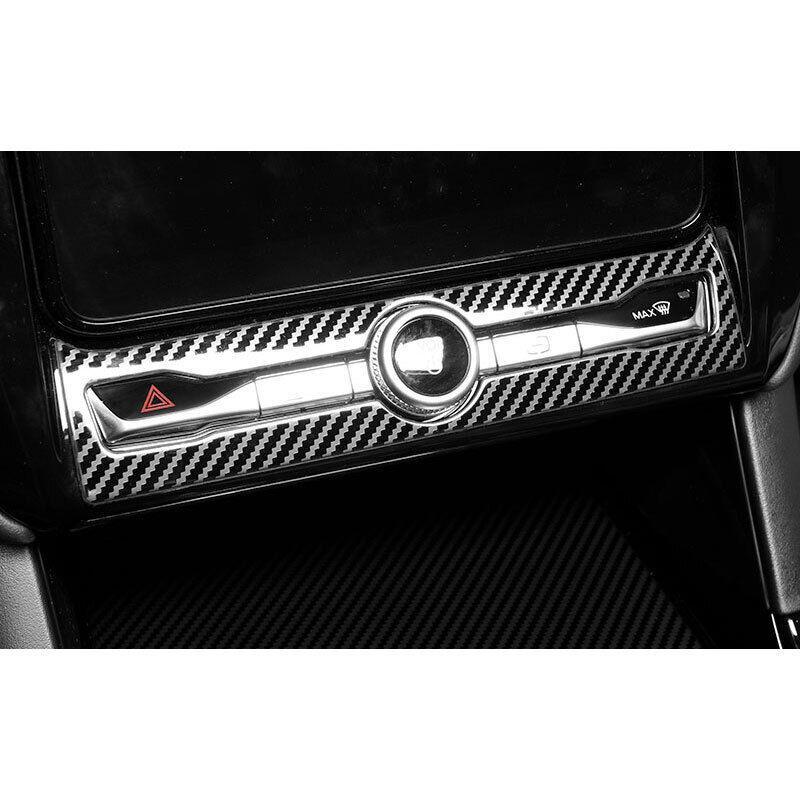 for Ford Explorer Carbon Fiber Volume Switch Button Panel Cover Trim 2020-2022
