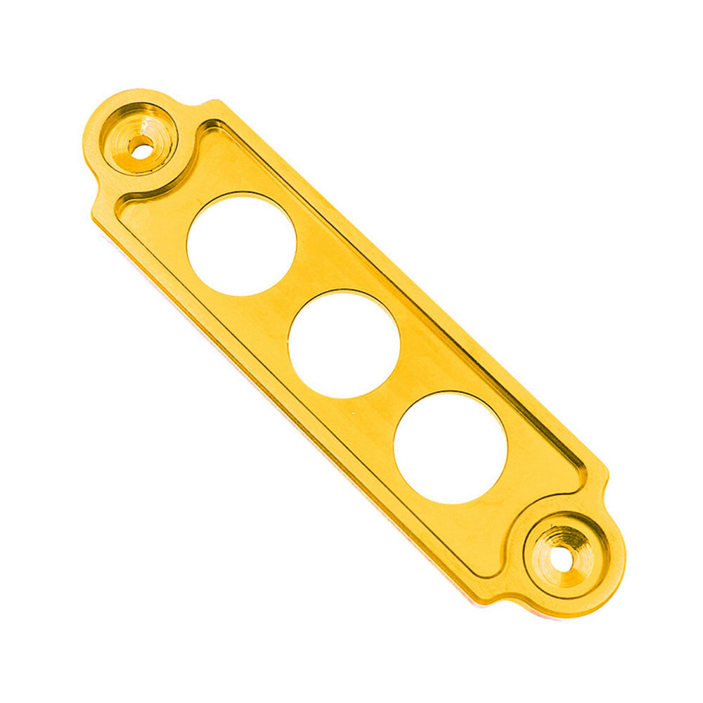 Gold Car Battery Tie Down Bracket Clamp Holder - Small Universal 45 x 170mm Q
