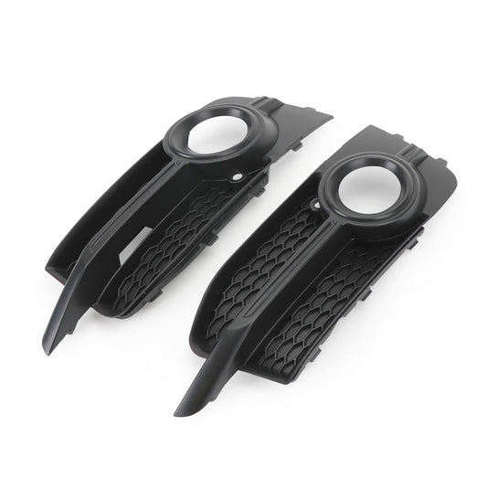 2PCS Front Bumper Fog Light Cover Grille Fit 2011-2014 for Audi A1 8X S-Line n
