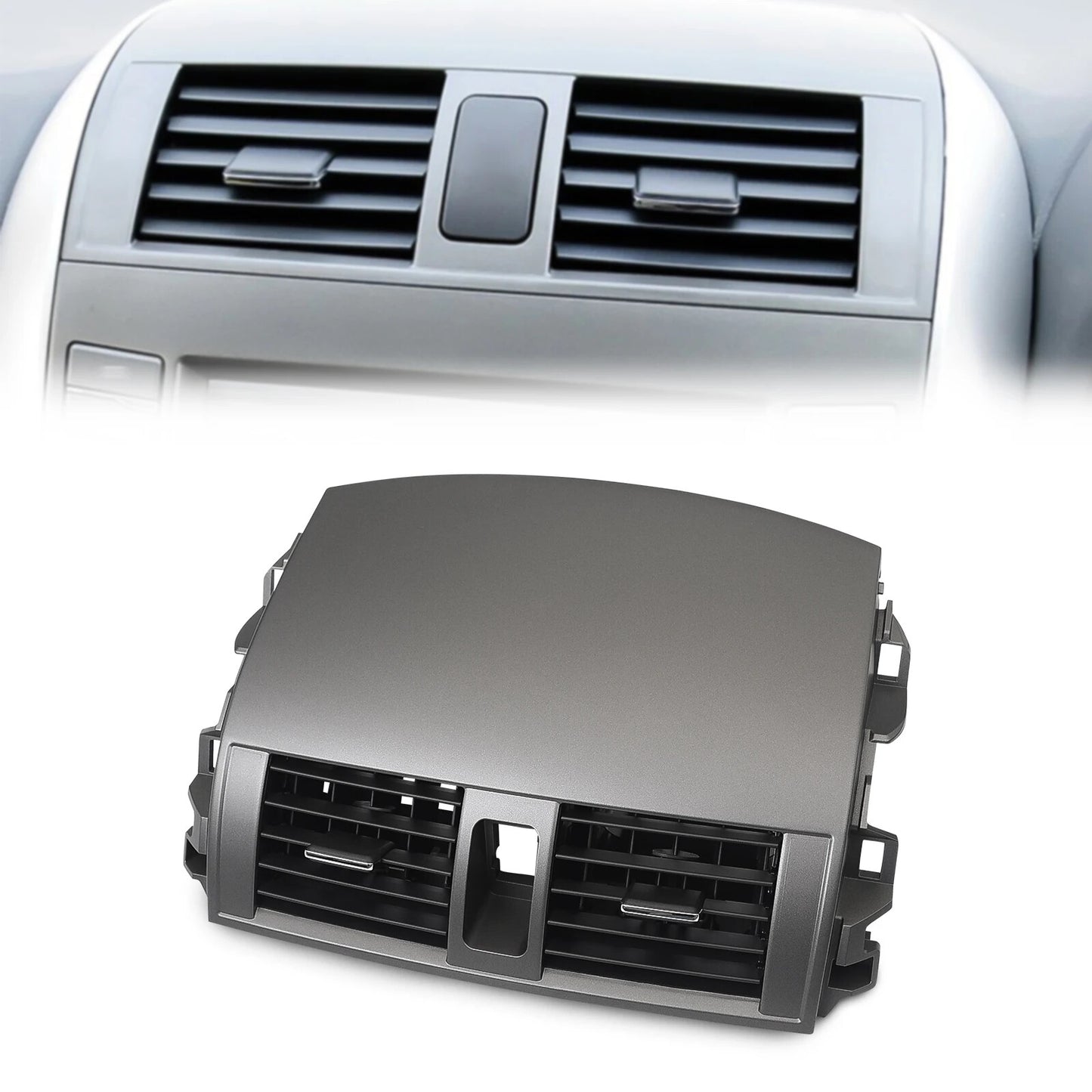 for Toyota for Corolla 2008-2011 2012 2013 Center Dash A/C Outlet Air Vent Panel Q