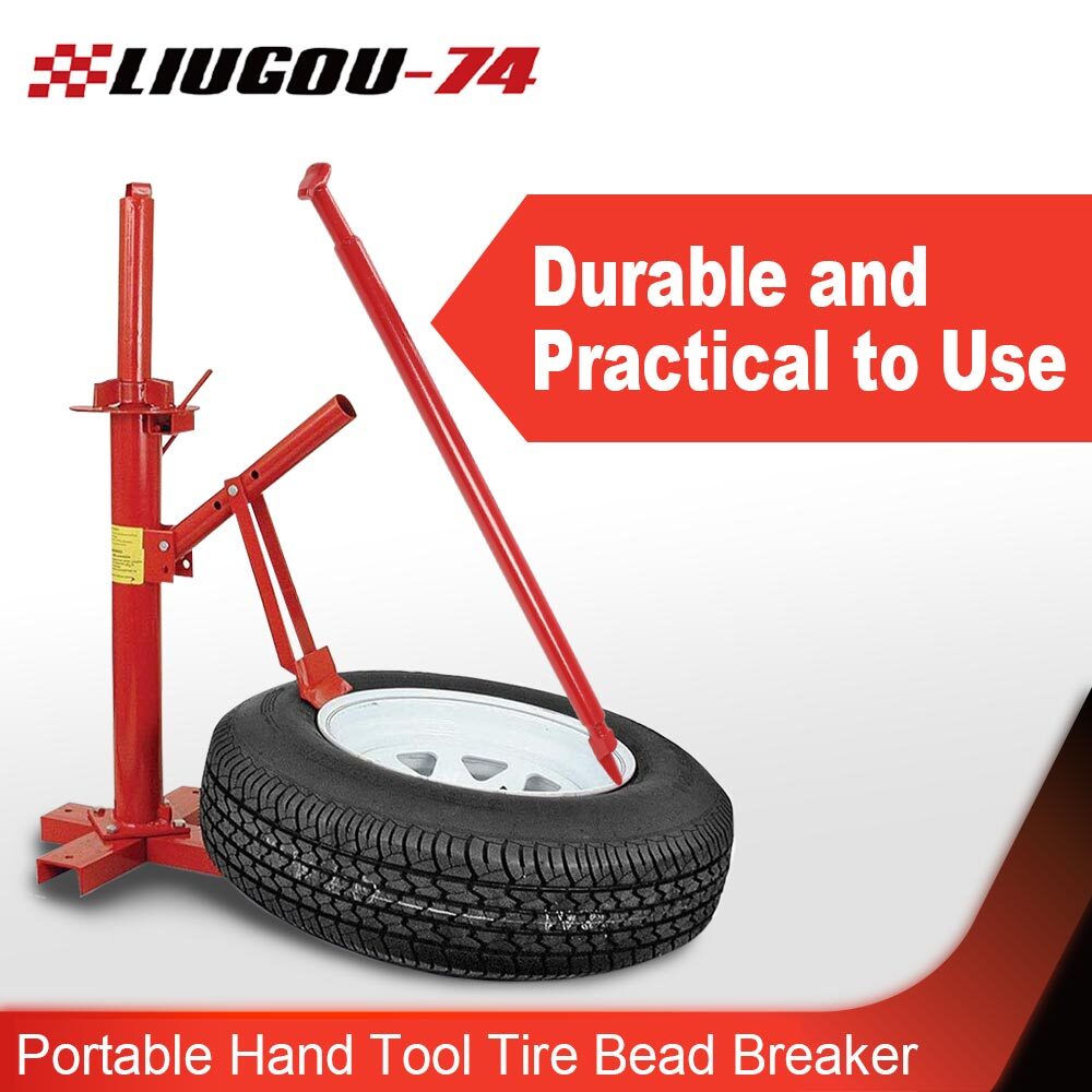 Tire Bead Breaker Tool Installation Home Shop Automatic DIY Manual Portable Hand Changer- v