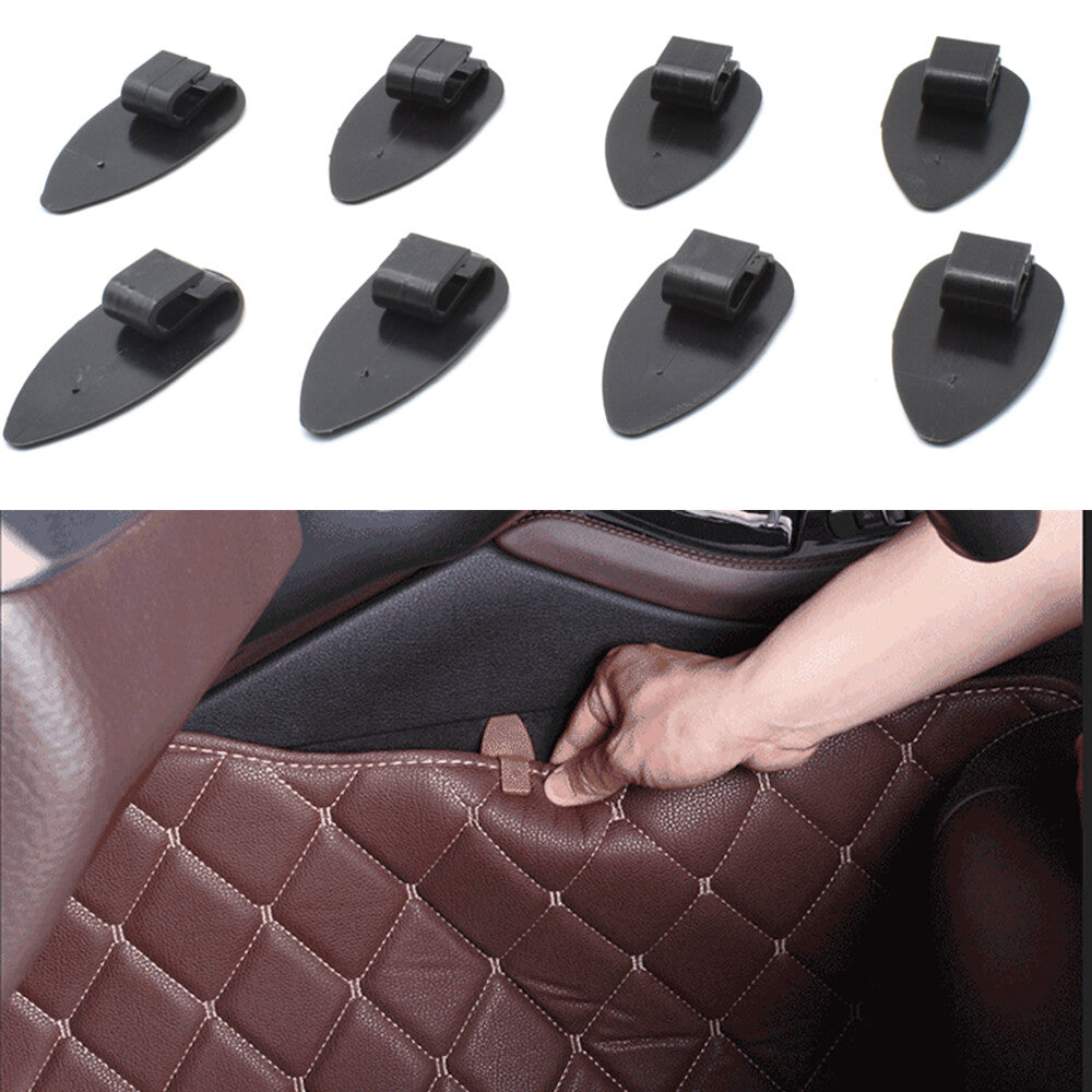 8pcs floor mats mounting holder clip vending machines universal car Q