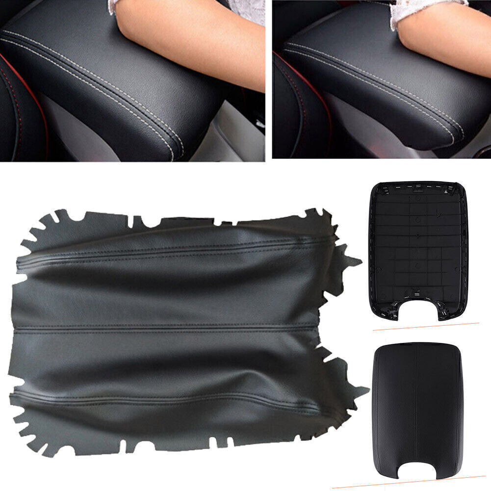Car Armrest Center Console Microfiber Leather Cover Skin Fit for Honda Accord 08-13 Q