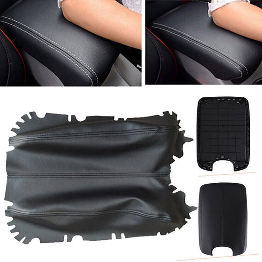 Car Armrest Center Console Microfiber Leather Cover Skin Fit for Honda Accord 08-13 Q