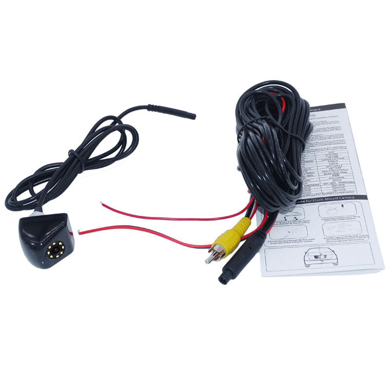 8 LEDs Night Vision Waterproof IP69 HD CCD 170¡ã Car Backup Camera Durable v