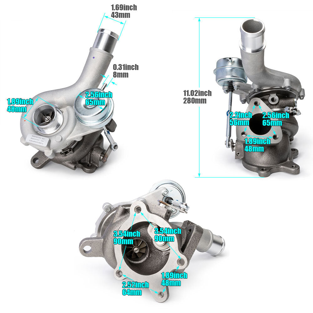 Turbo Turbocharger Set RHLH for Ford Explorer Taurus for Lincoln MKS MKT 3.5L 10-19
