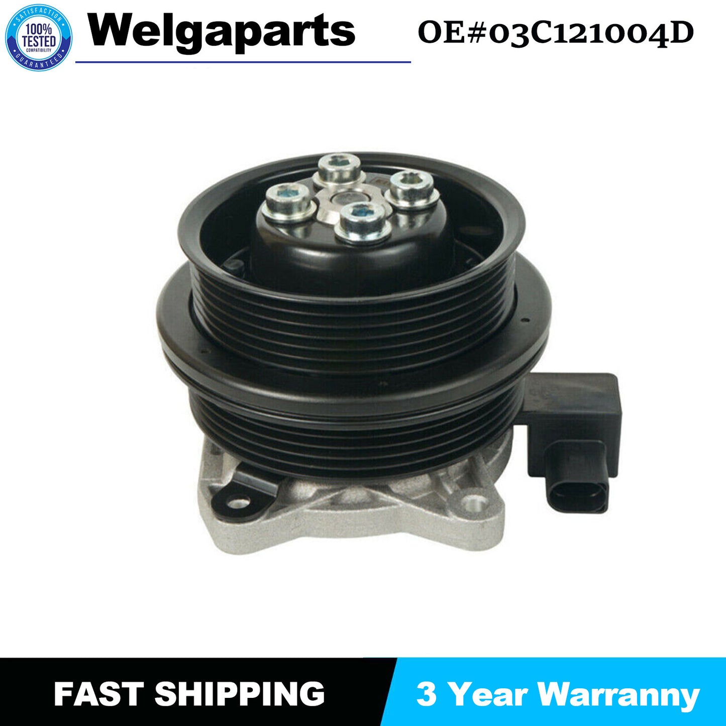 1PC for VW for Jetta for Tiguan for Audi Polo for Golf Engine Electric Water Pump 03C121004D