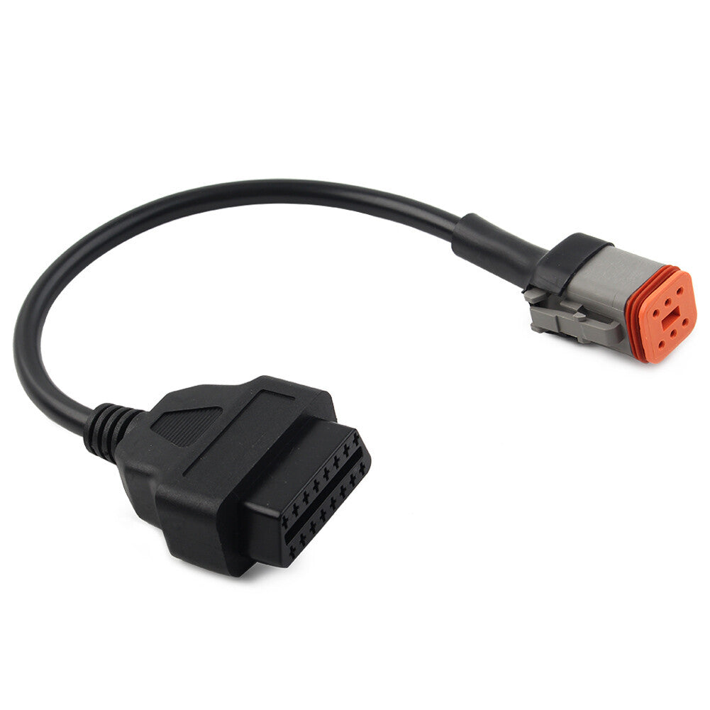 6Pin to OBD2 16Pin Diagnostic Scanner Adapter Cable Fit for Harley Davidson ne