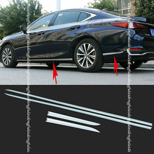 4X for Lexus ES350/300H 2019-2022 Door Both Side Body Molding Trim Strips Cover