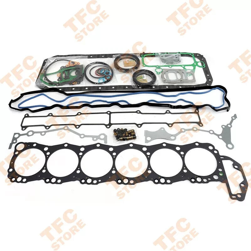 Cylinder Head Gasket Set Compatible for Hino J08 J08E Engine Overhaul Gasket Kit