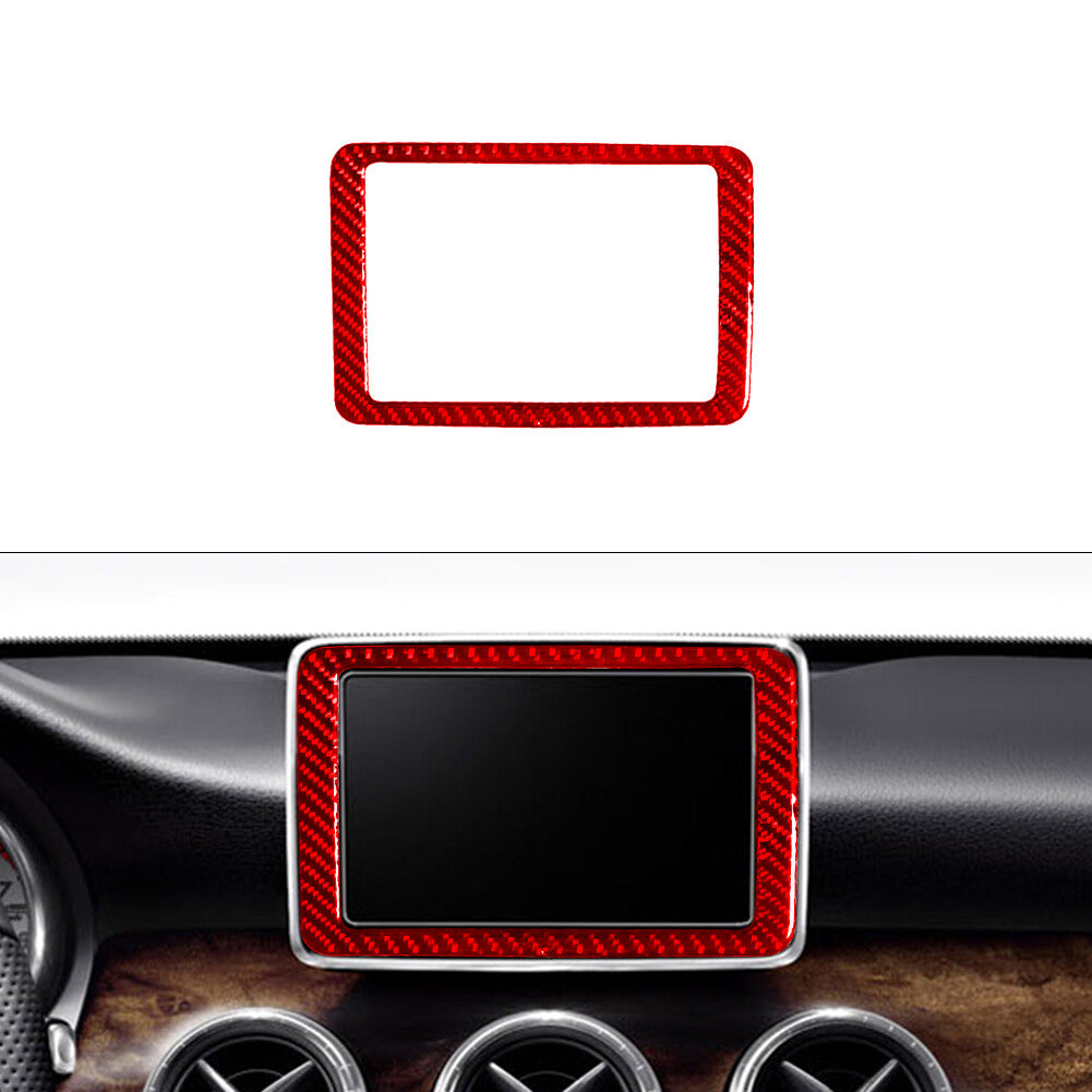 Red Carbon Fiber Overhead Console Outer Frame For Silverado/tahoe/ for sierra 2007-14 v