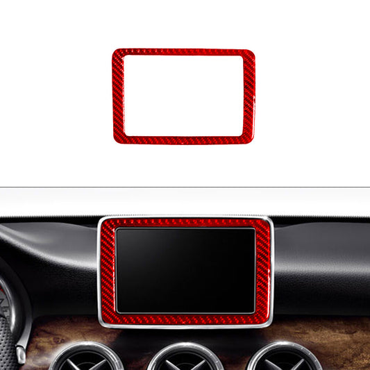 Red Carbon Fiber Overhead Console Outer Frame For Silverado/tahoe/ for sierra 2007-14 v