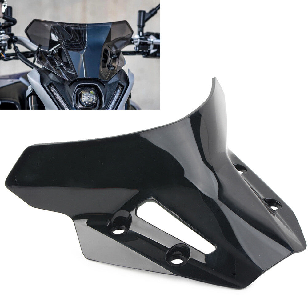 Windshield Windsreen Wind Deflectors Fit for YAMAHA MT09 / SP FZ09 2021-2022 Black
