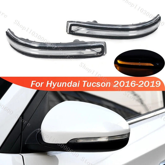 for Hyundai for Tucson 2016-2019 Rearview Wing Door Side Mirror Turn Signal Light