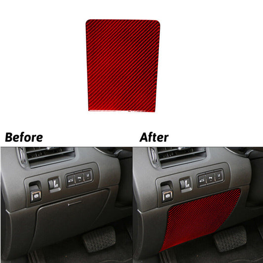4Pcs for Audi Q5 Carbon Fiber Interior Door Handle Cover Trim Type A 2018-2021 v