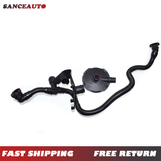 Crankcase ventilation valve and breather PCV vacuum hose for Audi 06C103217H 06C103245- n