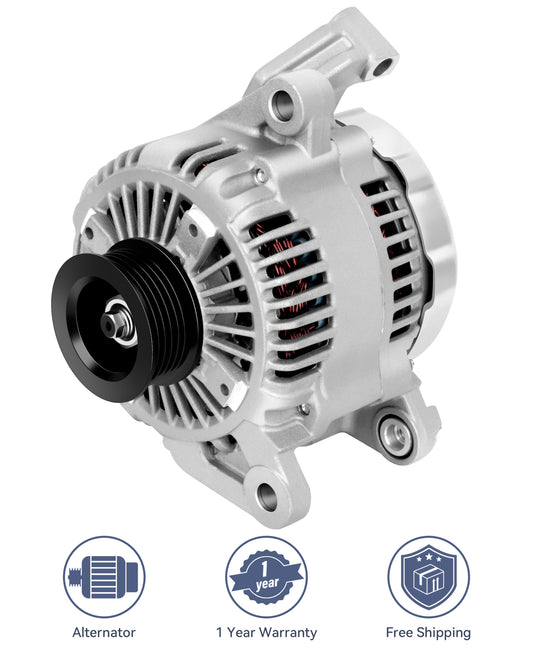 For 2001 2002 2003-2006 for Dodge Dakota Pickup 4.7L Silver Alternator AL6541X 13873