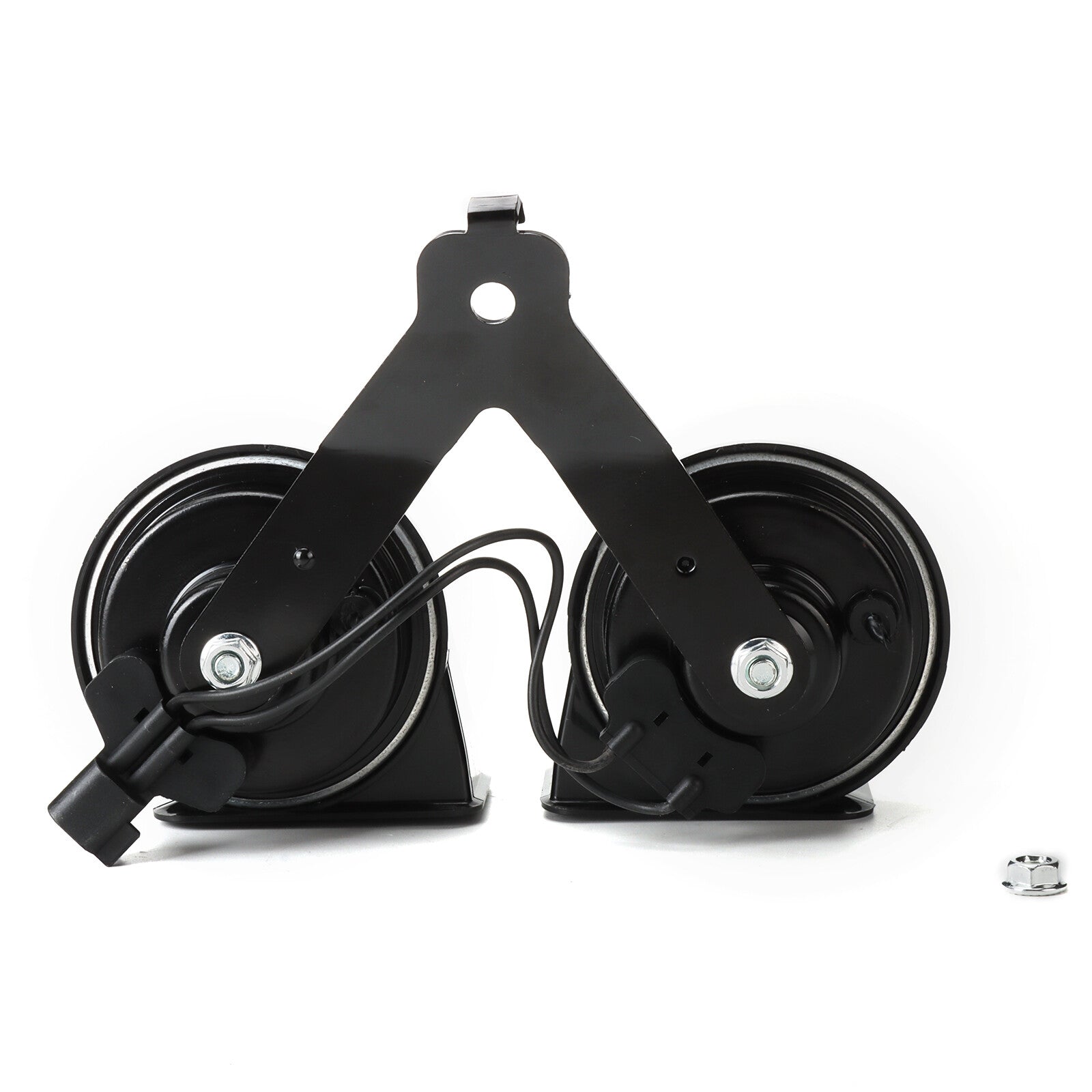 Suitable for 15-22 FL3Z-13832-C Horn Mount Electric Dual Note Assembly Black n
