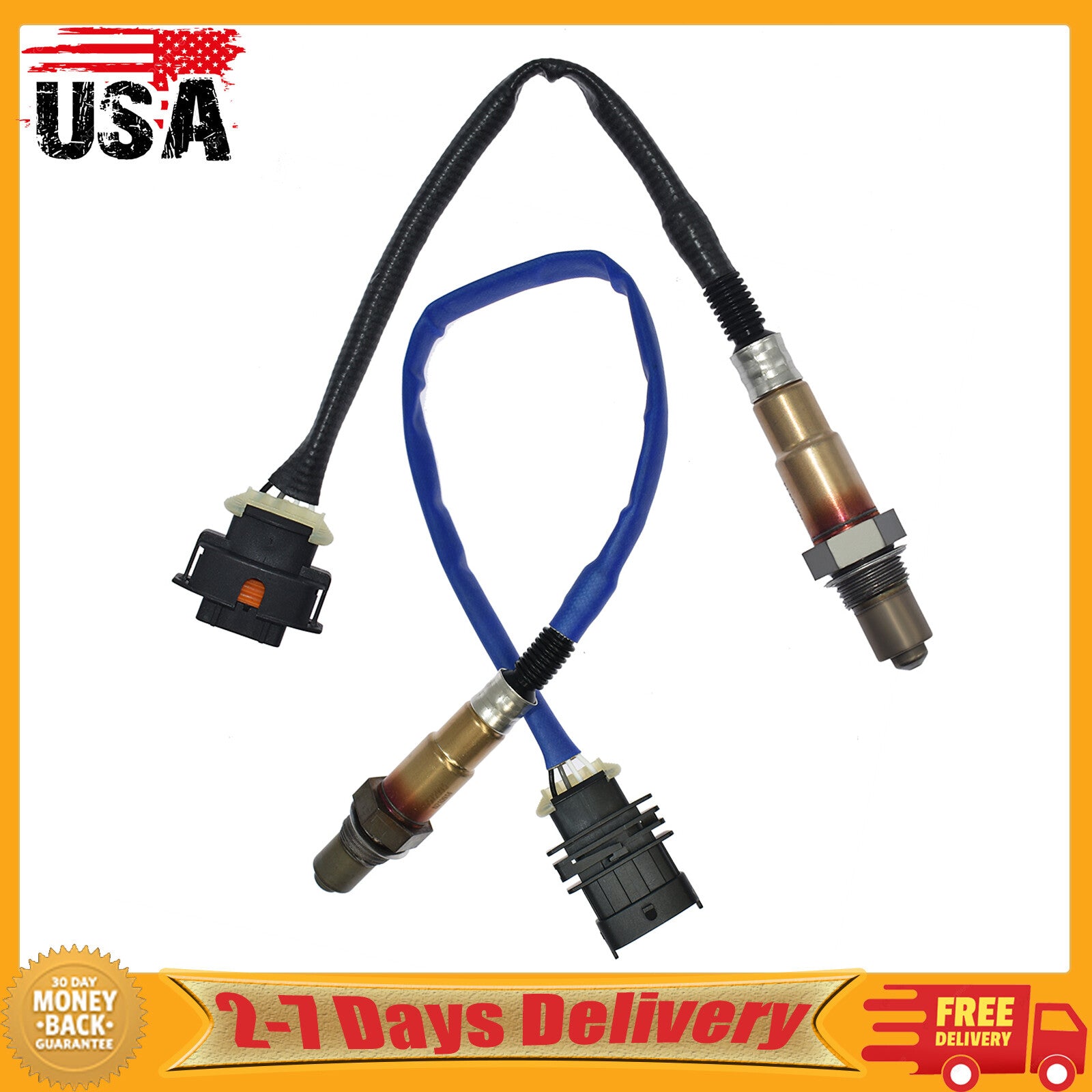2x Oxygen Sensor UpDownstream For 2011-2015 for Chevrolet for Cruze Sonic TRAX 1.4L