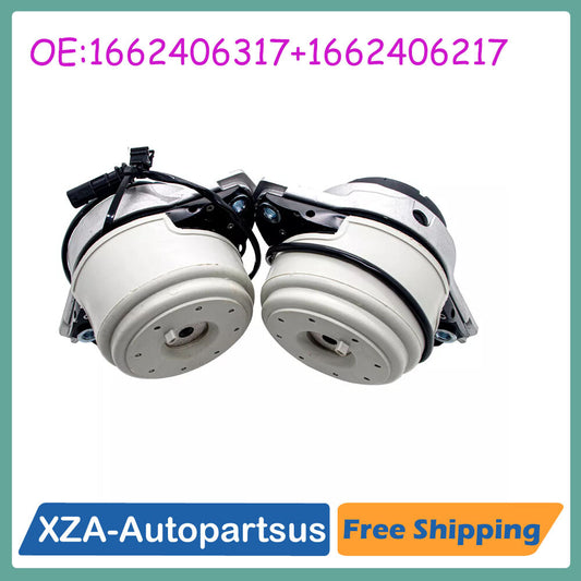 1Pair Front Left Right Engine Mounting for Mercedes-Benz 1662406317+1662406217