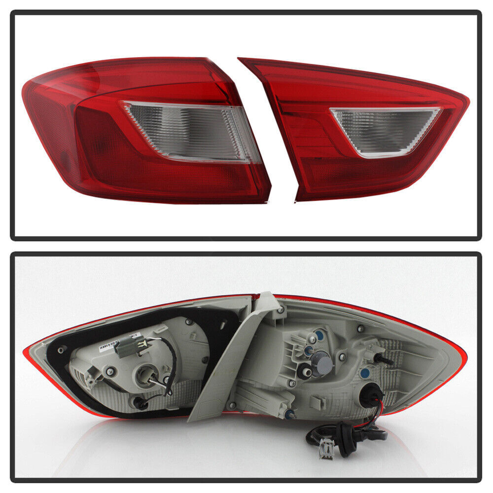 4PC LED Rear Tail Light Assembly for Chevy for Cruze Sedan 2016-2019