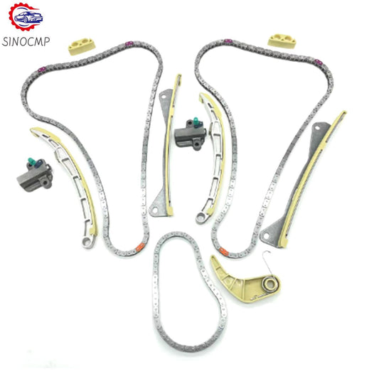 Engine Timing Chain Kit for 3.3 3.8L Sedona for Genesis Azera Palisade Santa Fe New
