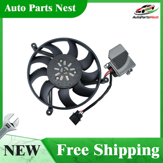 Left Radiator Cooling Fan Fits for VW Phaeton 4.2L 6.0L 2004-2006 3D0959453F Q