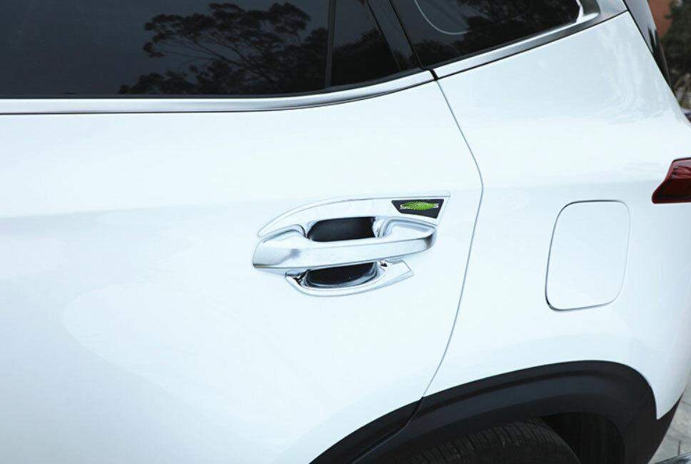 for Kia Seltos 2020-23 Chrome Car Door Handle Cover+Cup Bowl Combo Molding Trim