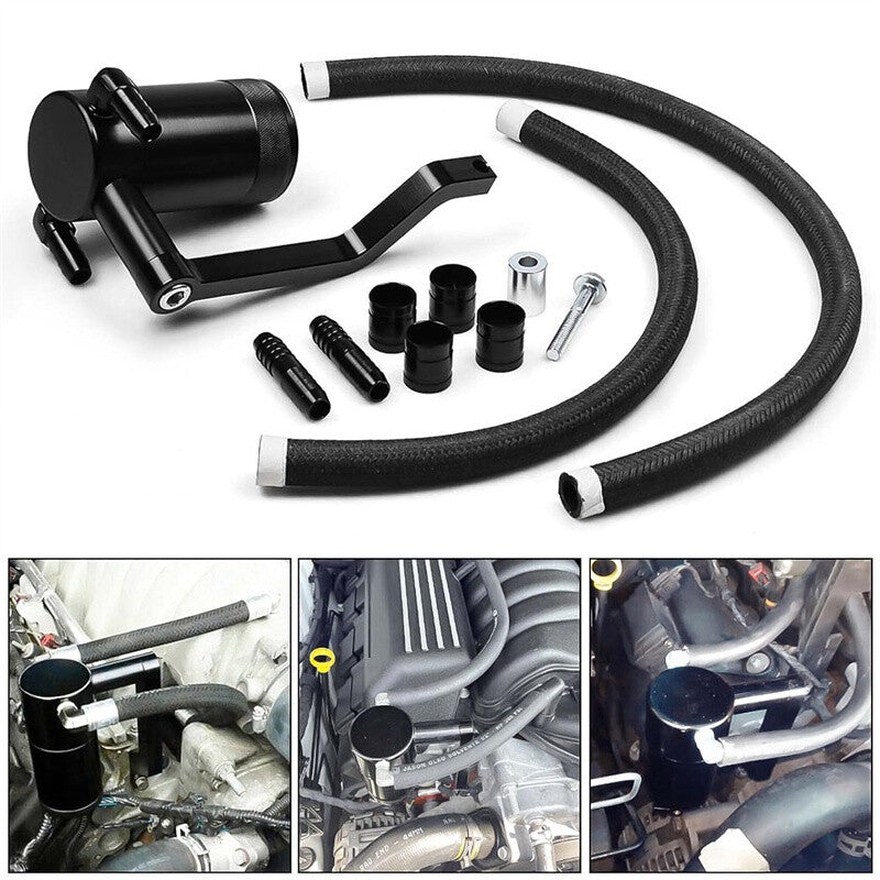 Oil Catch Can New HEMI Z-Bracket for 2011-2021 for Dodge for Challenger Scat Pack&Shaker Q