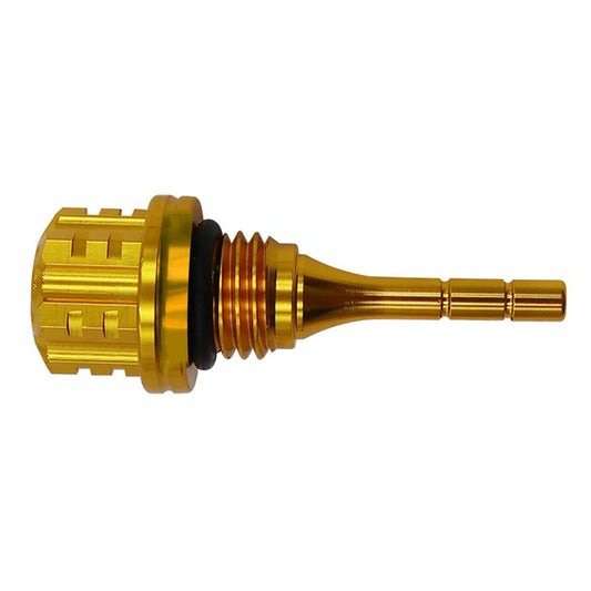 Engine Crankcase Oil Dipstick Plug Oil Level Gauge Gold For GY6 BWS 125CC Q